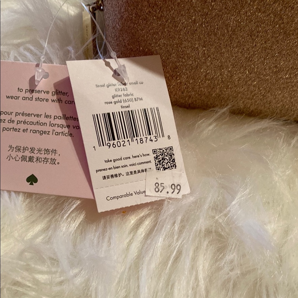 Kate Spade Glittering Gold Cosmetic Bag - Picture 4 of 4